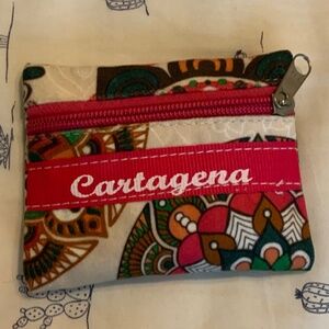 Cartagena Souvenir Coin Purse – Colorful Zipper Pouch
